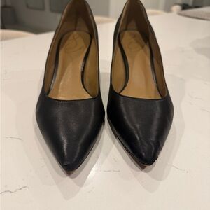 Sam Edelman Black Leather Heels